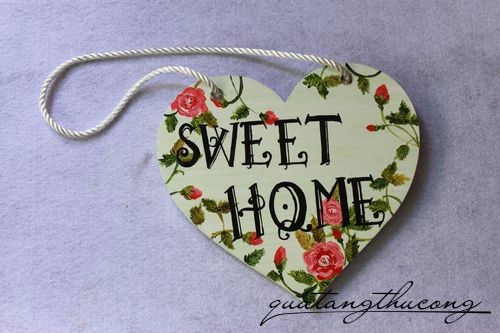 Bảng gỗ Sweet home