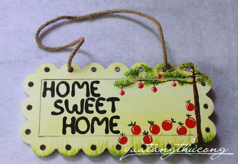 Bảng gỗ Home Sweet Home 8