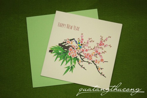 Thiệp in Happy new year