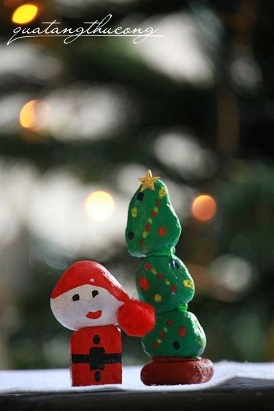 Ông già Noel bằng đá