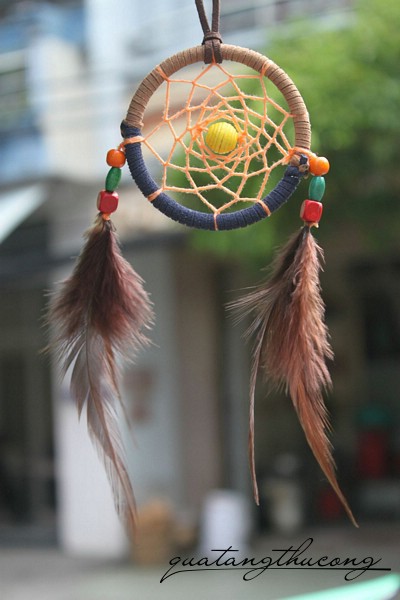 Dreamcatcher nâu tâm điểm vàng