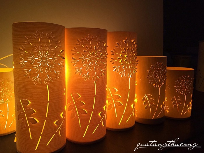 Kirigami mẫu bồ công anh