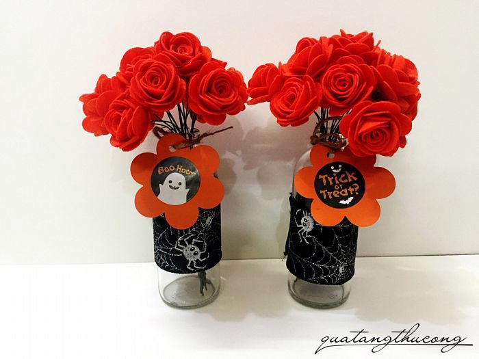 Hoa hồng Halloween màu cam