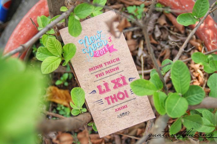 Bao lì xì handmade mẫu mình thích thì mình lì xì thôi