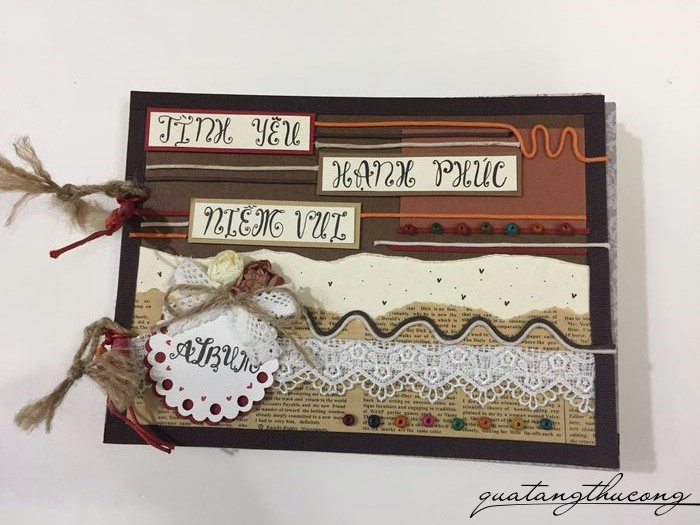 Album scrapbook tình yêu mẫu 1