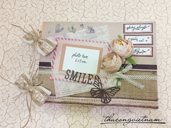 Album scrapbook Những câu chuyện, niềm vui, kỷ niệm