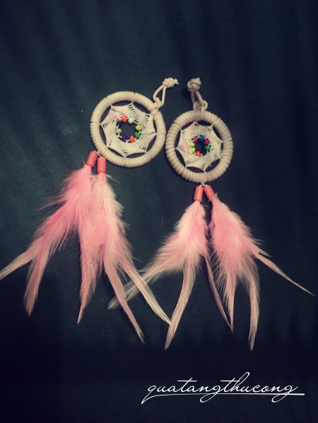Vòng dreamcatcher tròn 5cm mẫu 1