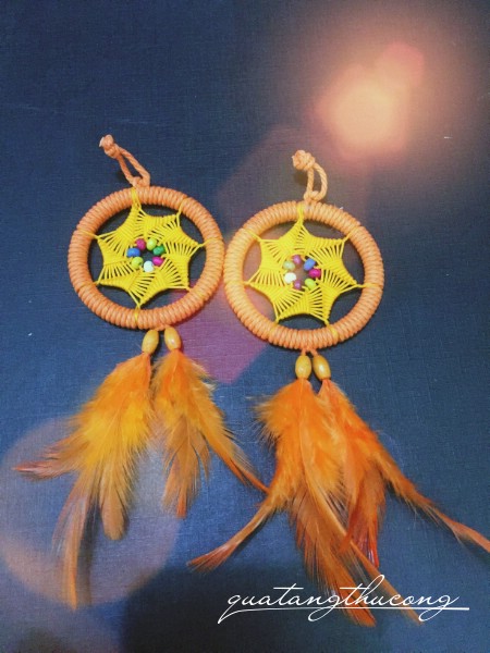 Vòng dreamcatcher tròn 5cm mẫu 5