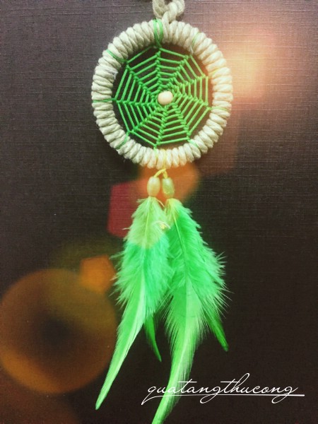 Vòng dreamcatcher tròn 5cm mẫu 9