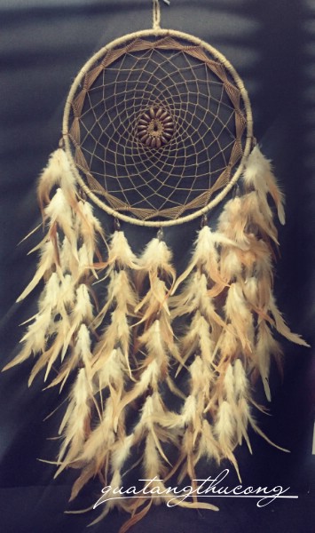 Vòng dreamcatcher tròn 28cm mẫu 1