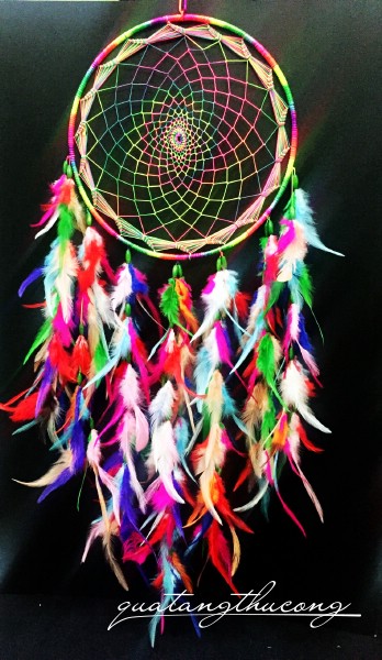 Vòng dreamcatcher tròn 28cm mẫu 2
