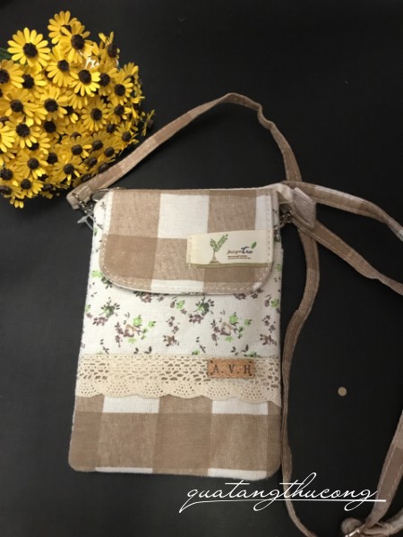 Túi vải handmade A.V.H. mẫu 1