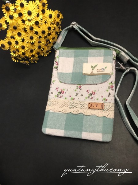 Túi vải handmade A.V.H. mẫu 2