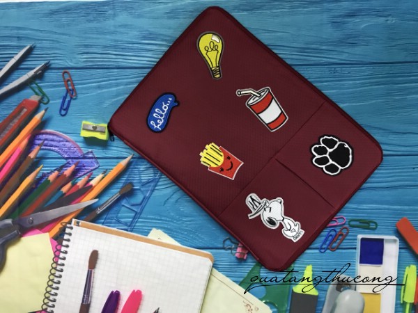 Túi văn phòng phẩm 25x35cm đỏ đô
