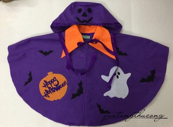 Áo choàng Halloween màu tím