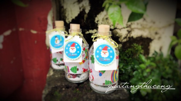 Lọ thủy tinh giáng sinh mẫu 5