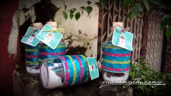 Lọ thủy tinh giáng sinh mẫu 7
