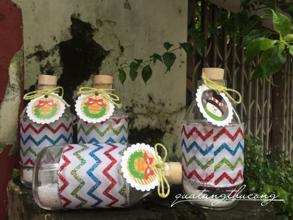Lọ thủy tinh giáng sinh mẫu 8