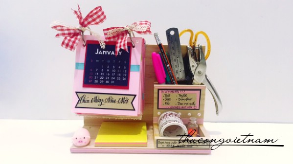 Bộ lịch handmade Kỷ Hợi mẫu 3