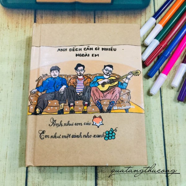 Sổ vẽ tay Anh Đen Vâu