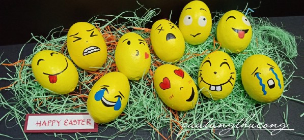 Trứng Phục Sinh emoji 5 quả