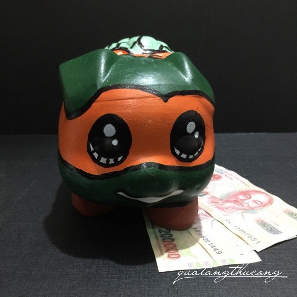 Heo đất Ninja rùa 3
