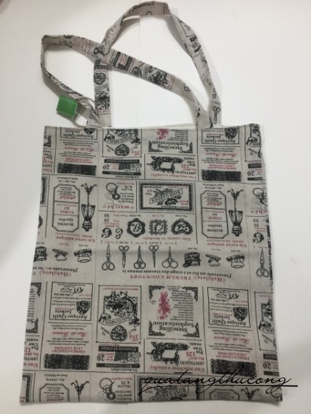 Túi tote vải vintage 35x40cm mẫu 11