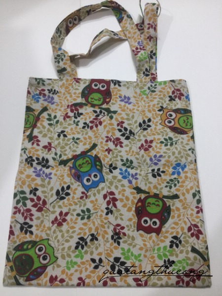  Túi tote vải vintage 35x40cm mẫu 18