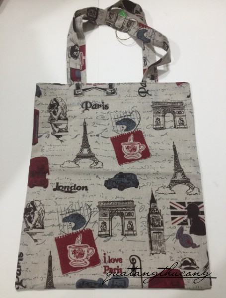  Túi tote vải vintage 35x40cm mẫu 20