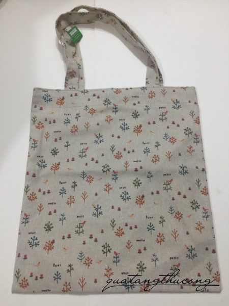 Túi tote vải vintage 35x40cm mẫu 21