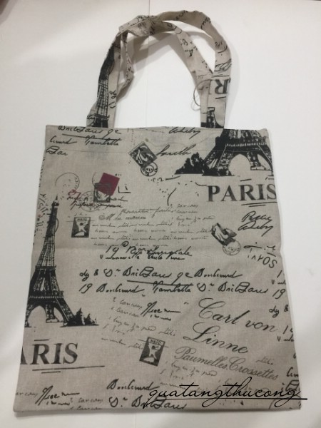  Túi tote vải vintage 35x40cm mẫu 29