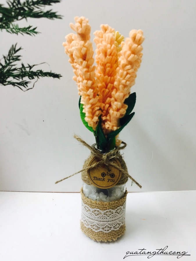 Lọ hoa Lavender - da cam