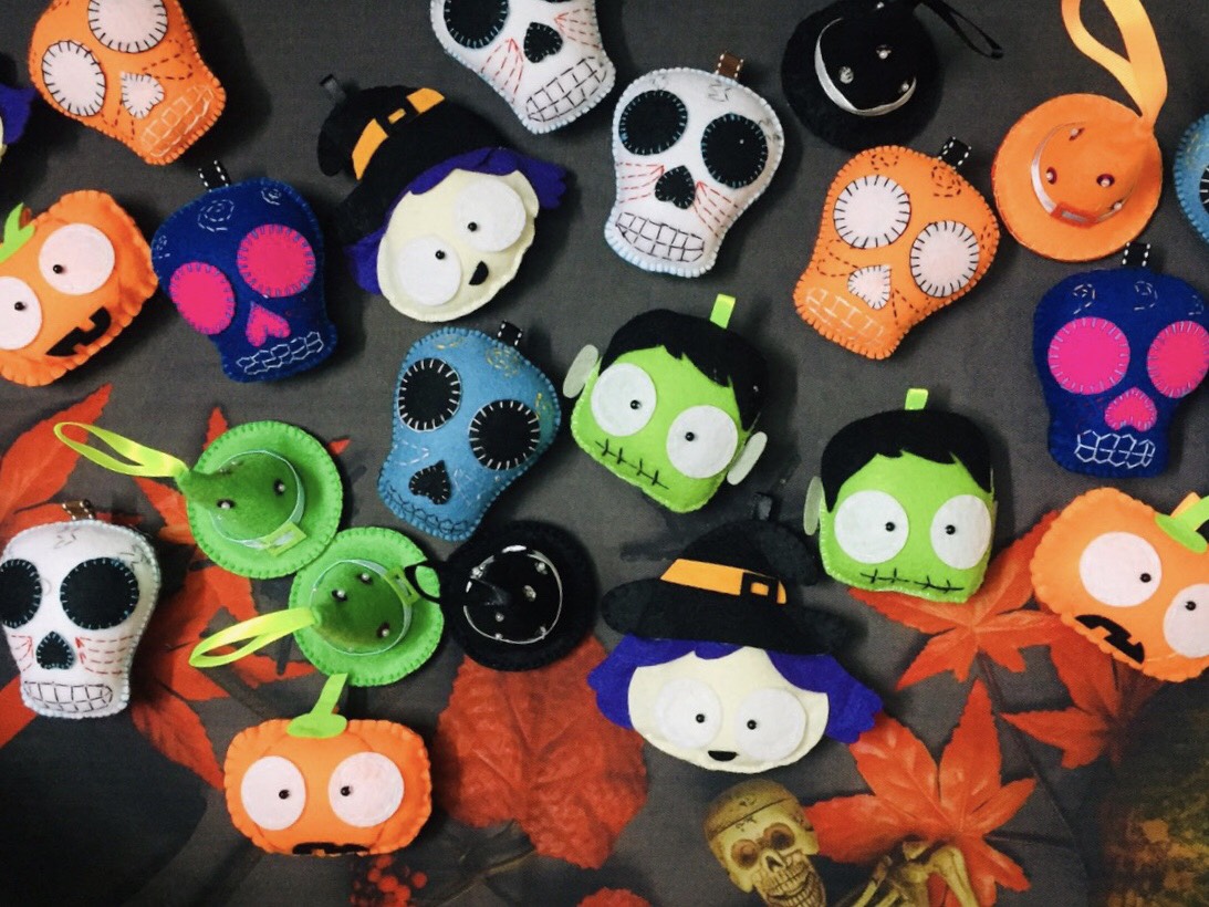Combo 10 vật treo Halloween