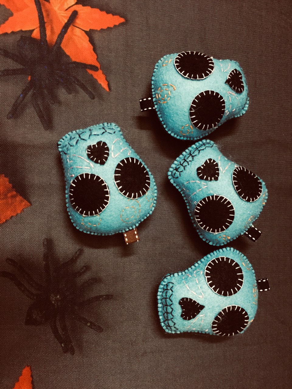 Combo 4 phụ kiện Halloween đầu lâu
