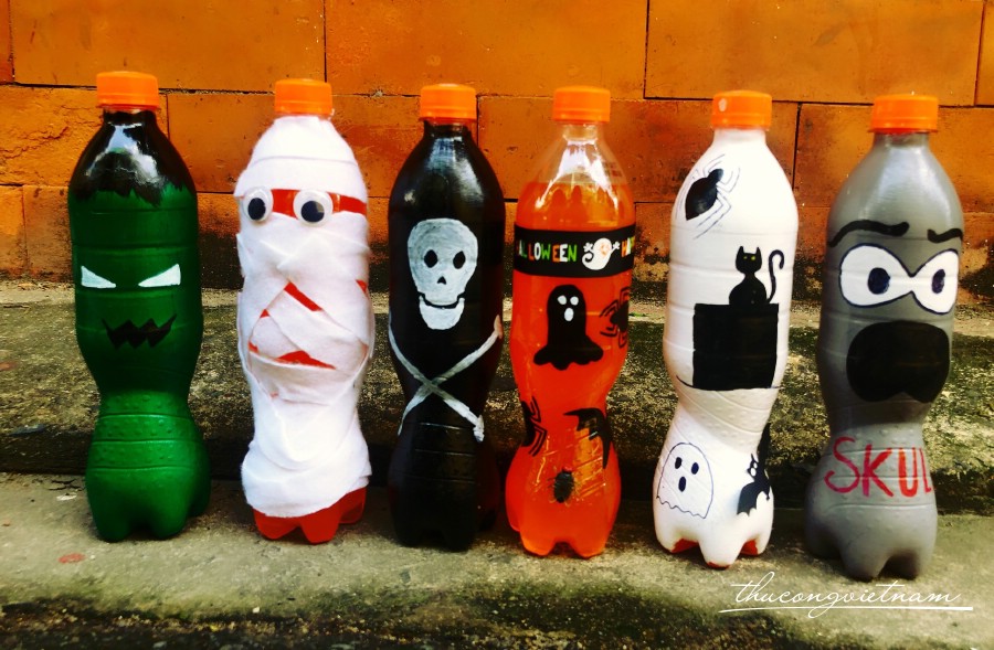 Combo 6 chai nhựa Halloween