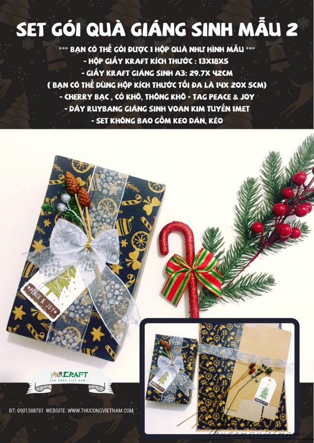 Set Gói Quà Giáng Sinh Mẫu 2