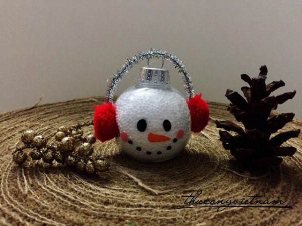 Kit Quả Châu Snowman Đỏ
