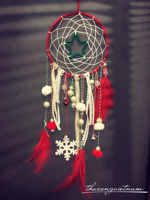 Kit Vòng Dreamcatcher Phong Cách Giáng Sinh Mẫu 1