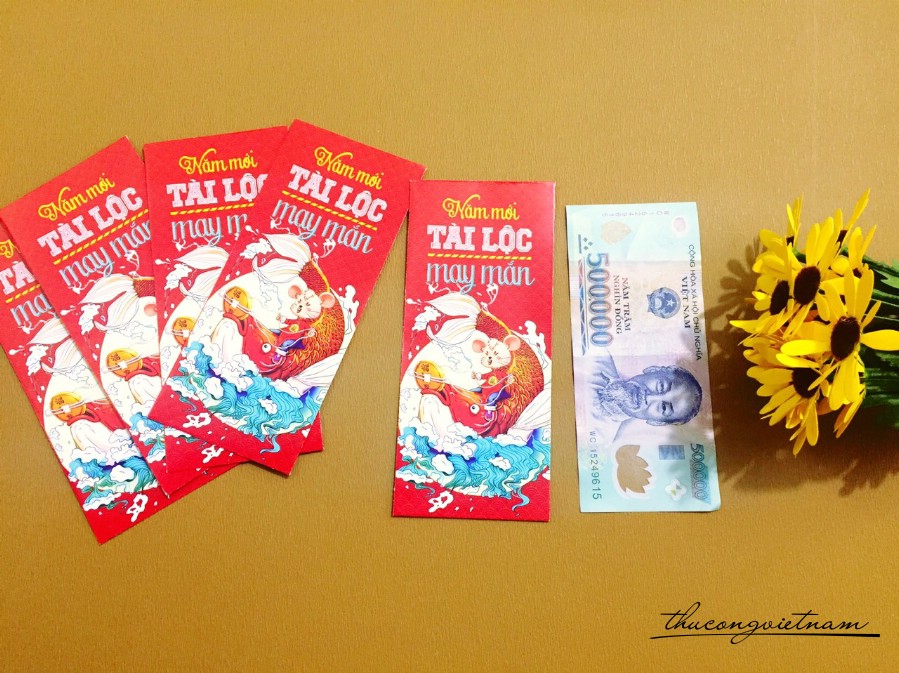 Bao lì xì mẫu Năm mới tài lộc may mắn