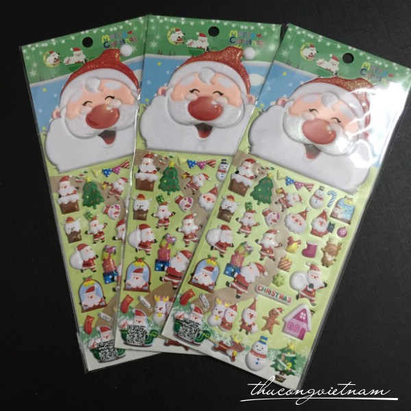 Sticker Nổi Giáng Sinh Mẫu 11