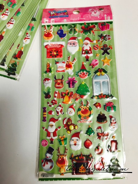 Sticker Nổi Giáng Sinh Mẫu 3