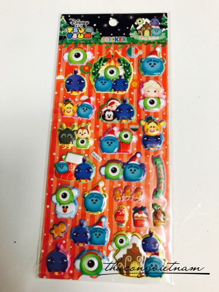 Sticker Nổi Giáng Sinh Mẫu 7
