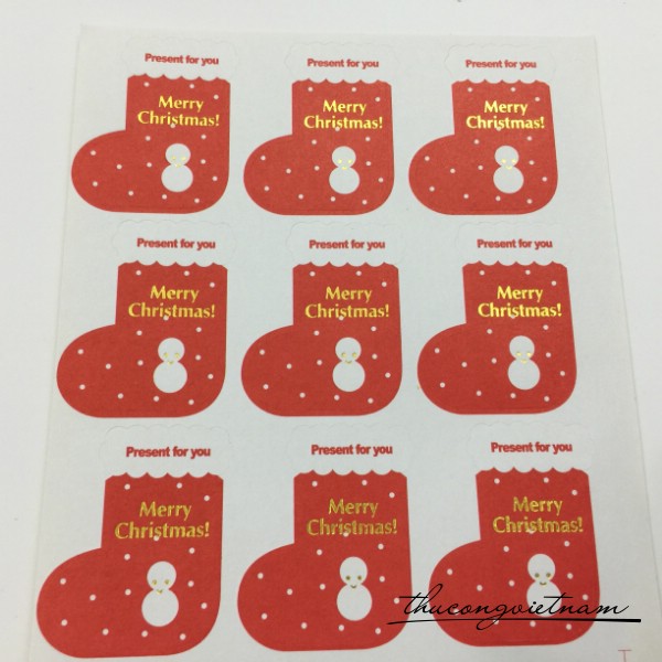 Sticker Giáng Sinh Mẫu 19