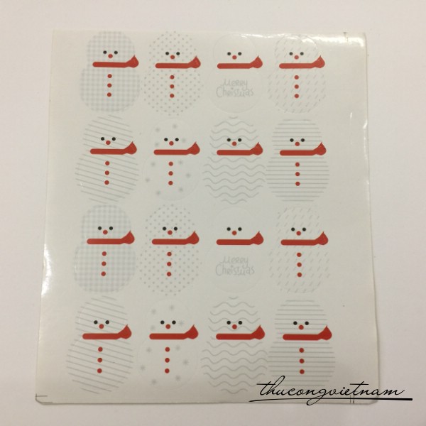 Sticker Giáng Sinh Mẫu 25