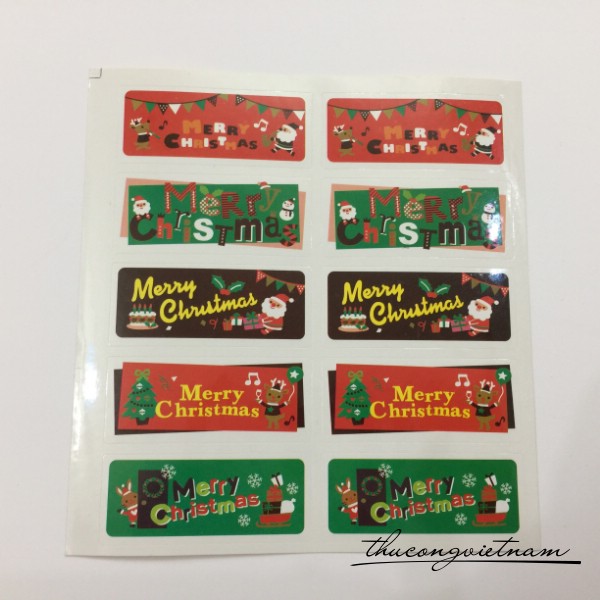 Sticker Giáng Sinh Mẫu 21