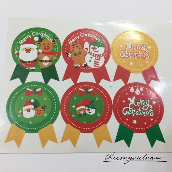 Sticker Giáng Sinh Mẫu 20