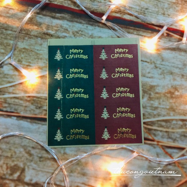 Sticker Giáng Sinh Mẫu 42