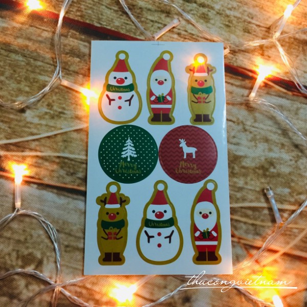 Sticker Giáng Sinh Mẫu 60
