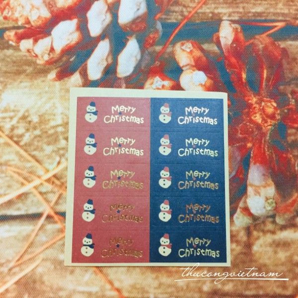 Sticker Giáng Sinh Mẫu 52