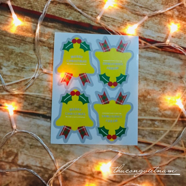 Sticker Giáng Sinh Mẫu 40